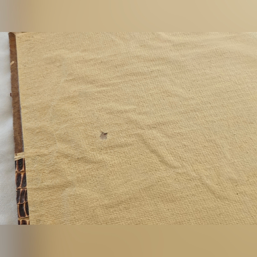 Photo Album Tropical Palm Trees Natural Fiber Pages Binding Cover Bahamas Hawaii - Picture 6 of 13